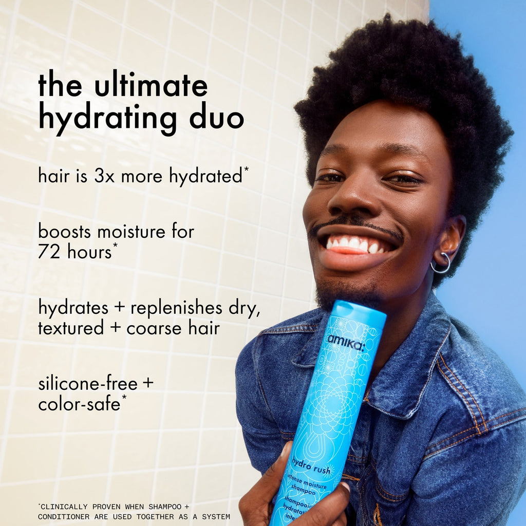 AMIKA HYDRO RUSH INTENSE MOISTURE SHAMPOO 9.2OZ