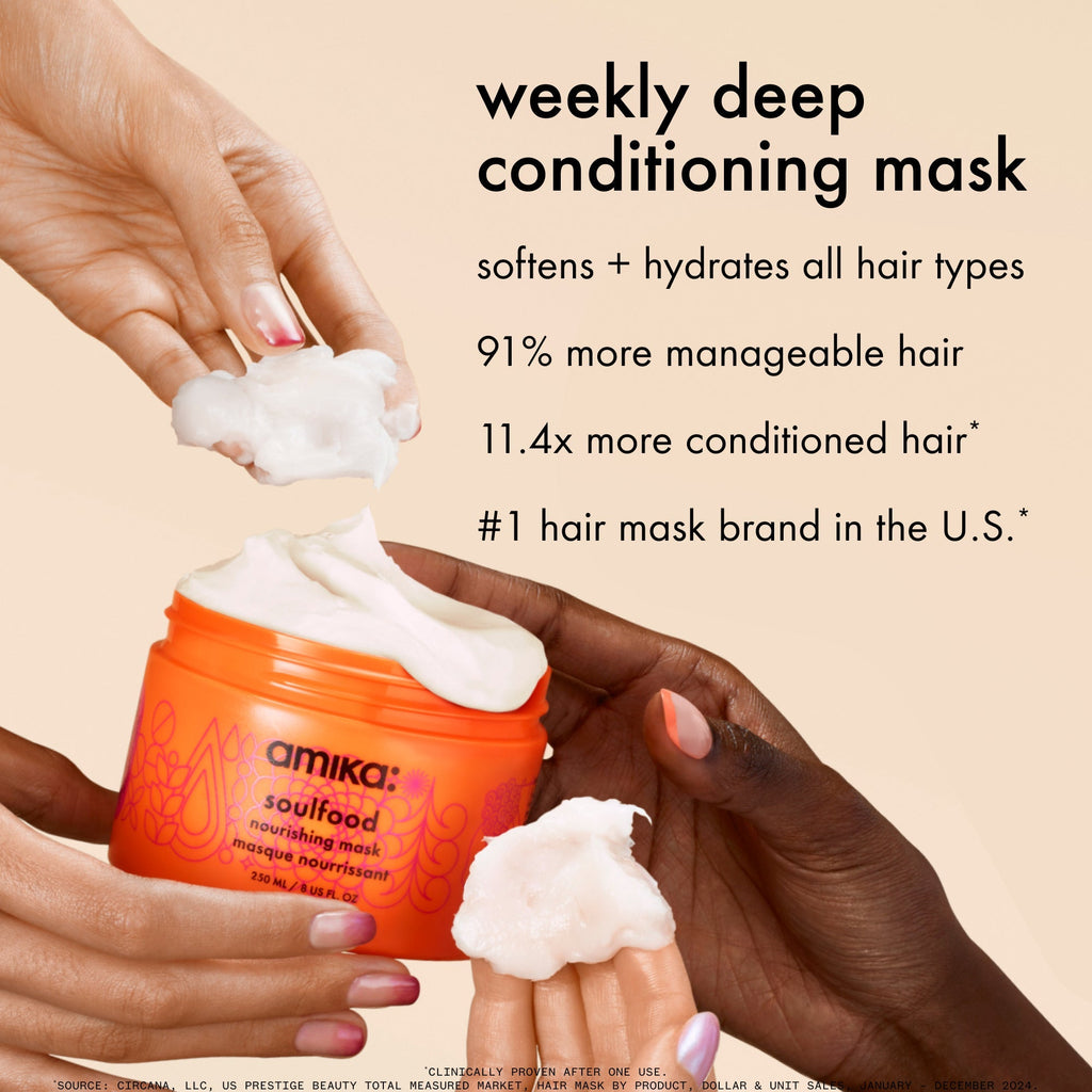 AMIKA SOULFOOD NOURISHING HAIR MASK 8OZ