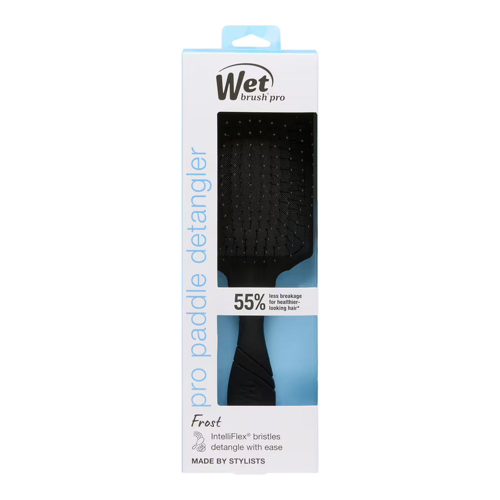 WET BRUSH PRO PADDLE DETANGLER - FROST BLACK