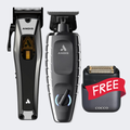 Andis Recon Clipper & GTX-EXO II Trimmer Combo with FREE Cocco Impacto Shaver