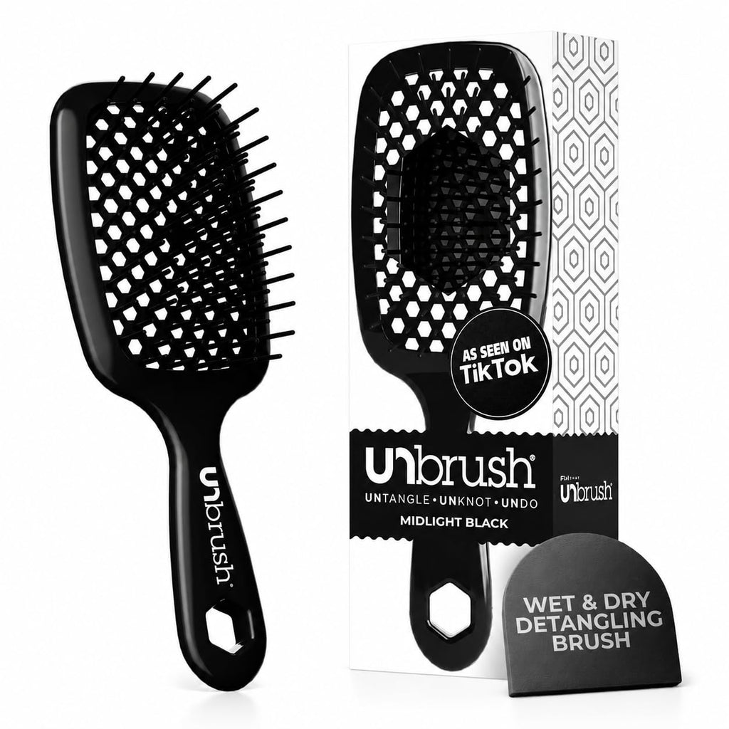 UNbrush DETANGLING BRUSH - BLACK