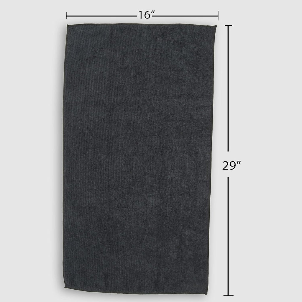 FROMM SOFTEES MICROFIBER TOWELS 10/PK - BLACK (#45006)