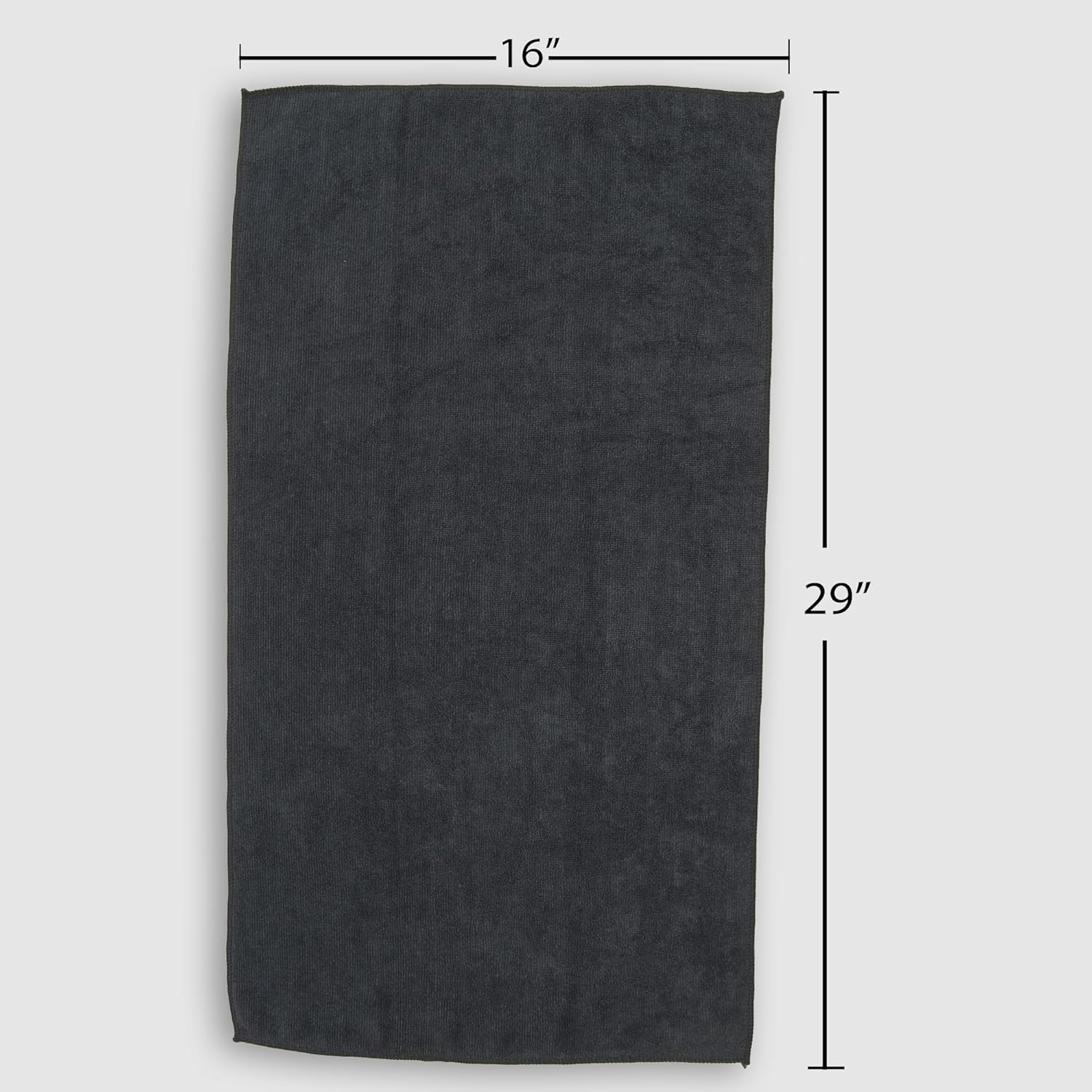 FROMM SOFTEES MICROFIBER TOWELS 10/PK - BLACK (#45006)