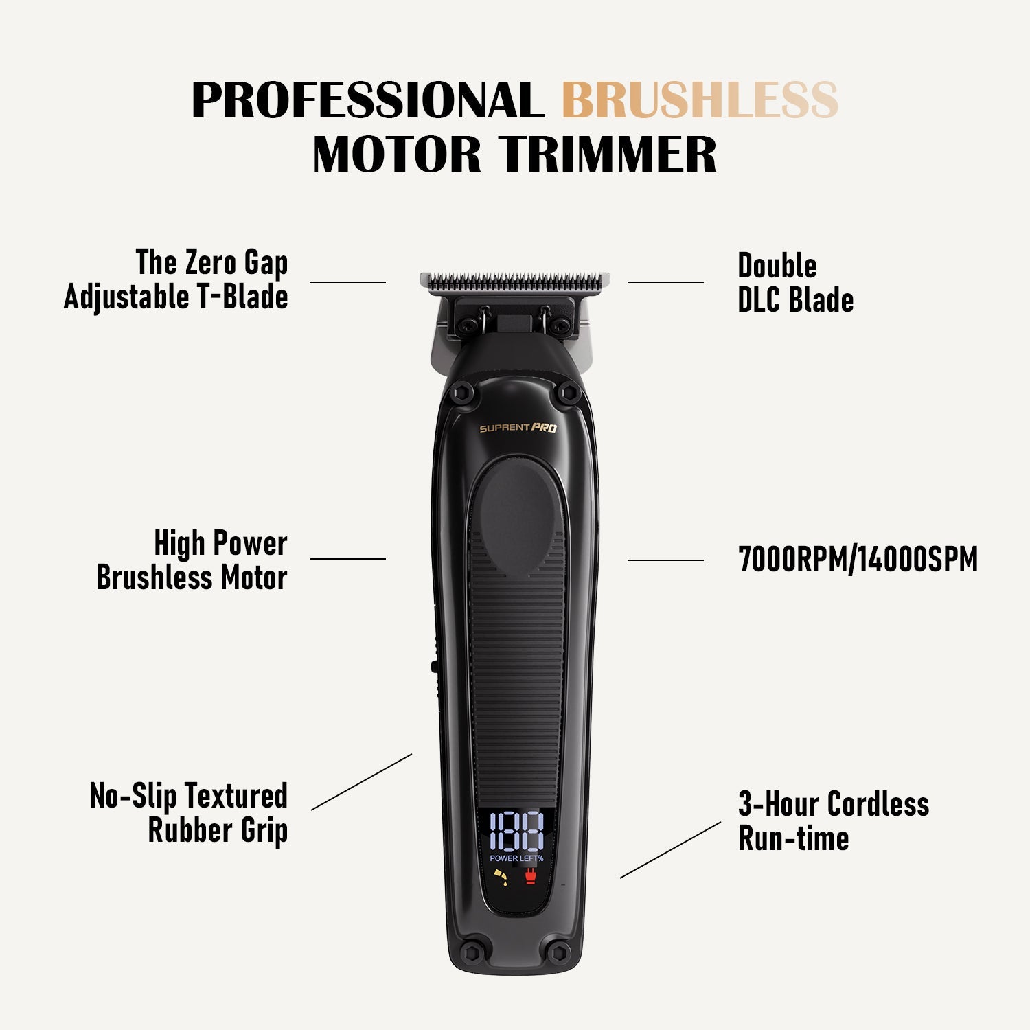 The Black Obsidian Clipper and Trimmer Set - Supplier-specific