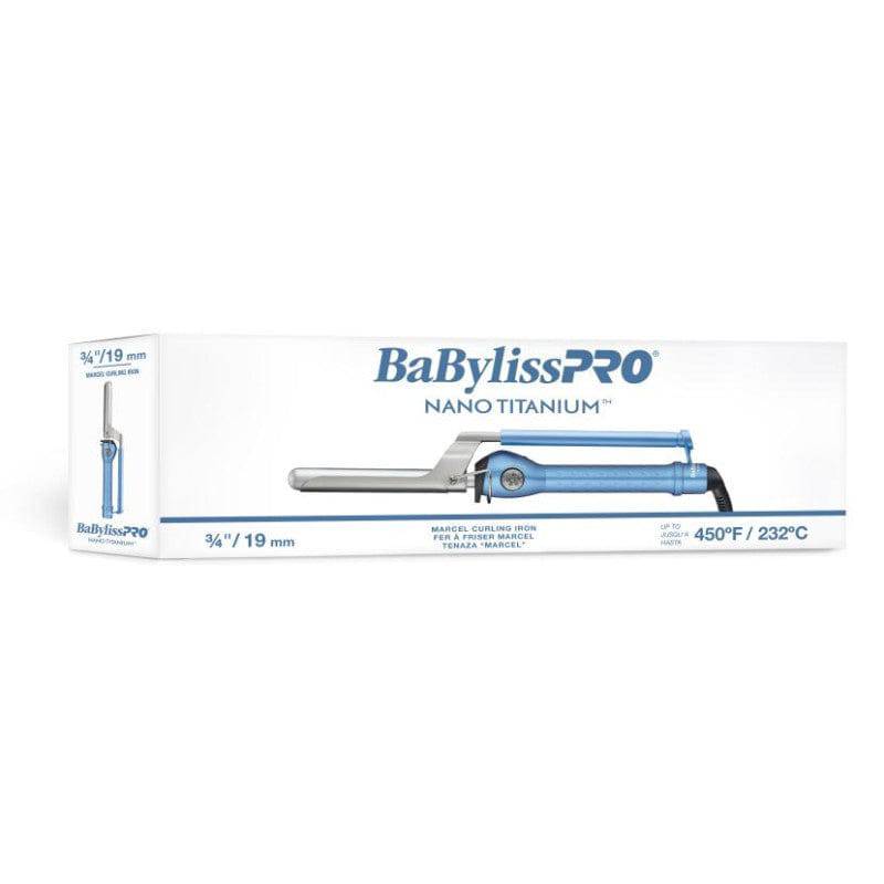 BABYLISSPRO NANO TITANIUM MARCEL CURLING IRON 3/4" (#BNT75M)