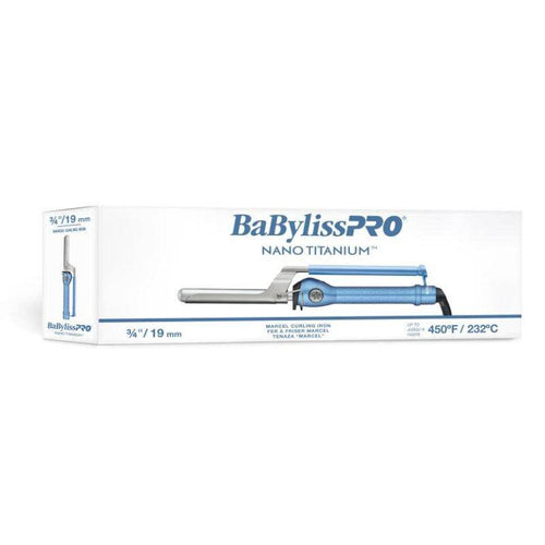 BABYLISSPRO NANO TITANIUM MARCEL CURLING IRON 3/4" (#BNT75M)