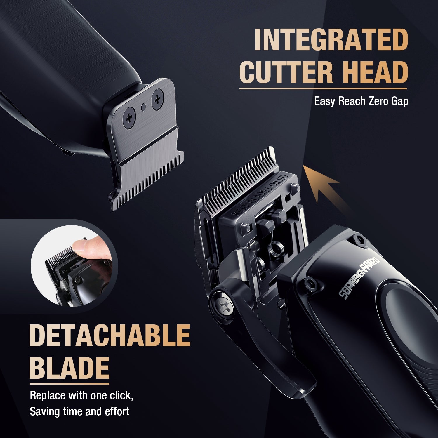 The Black Onyx Clipper and Trimmer Set - Supplier-specific