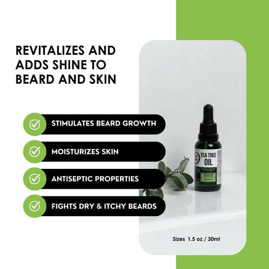 ROLDA BEARD & HAIR OIL - TEA TREE