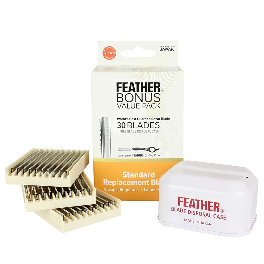 FEATHER STYLING RAZOR BLADES 30PK (#F1-20-130)
