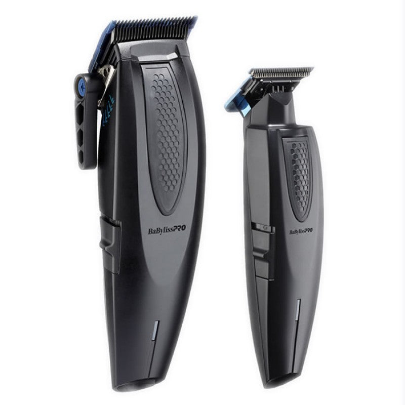 BABYLISSPRO LITHIUMFX+ MATTE BLACK CLIPPER/TRIMMER COMBO (#FX73DUOCTMB)