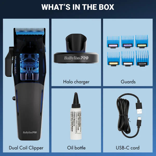 BABYLISSPRO DUAL COIL CLIPPER (#FX95C)