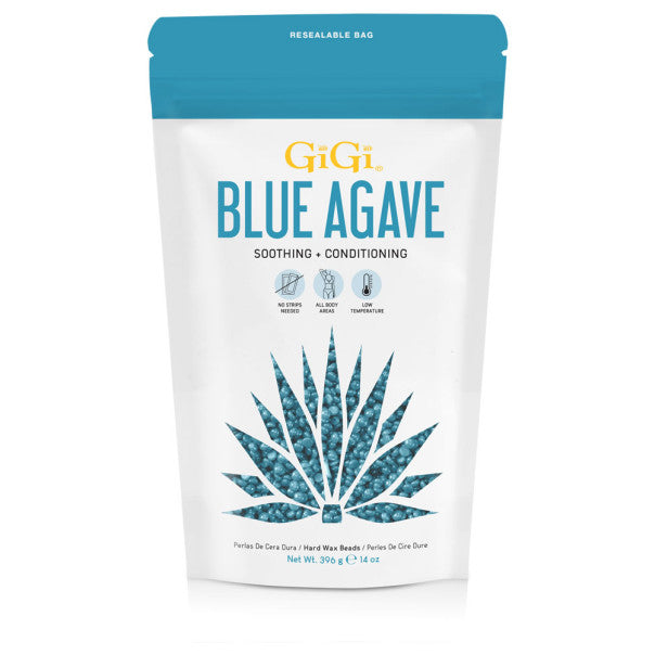 GIGI BLUE AGAVE HARD WAX BEADS 14 OZ (#44454)