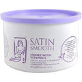 SATIN SMOOTH HONEY WAX W/ VITAMIN E 14OZ (#814141)