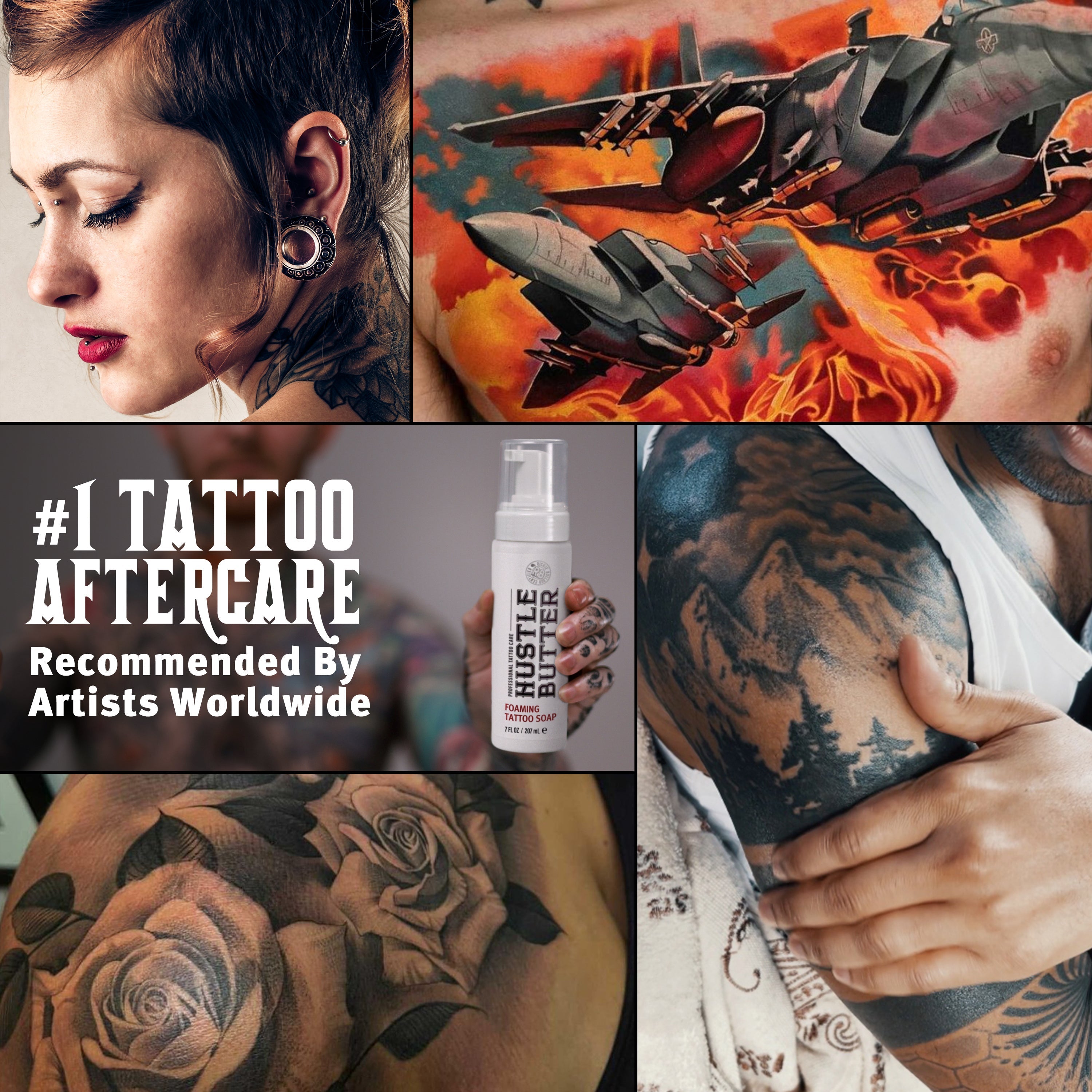 HUSTLE BUTTER FOAMING TATTOO SOAP (2 SIZES)