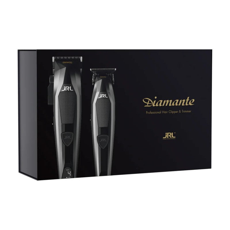 JRL DIAMANTE CLIPPER & TRIMMER KIT - BLACK (#DI2025B)