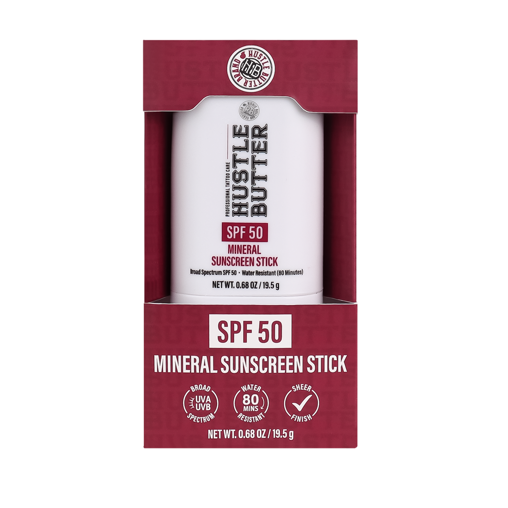 HUSTLE BUTTER MINERAL SUNSCREEN STICK SPF 50 - 0.68OZ
