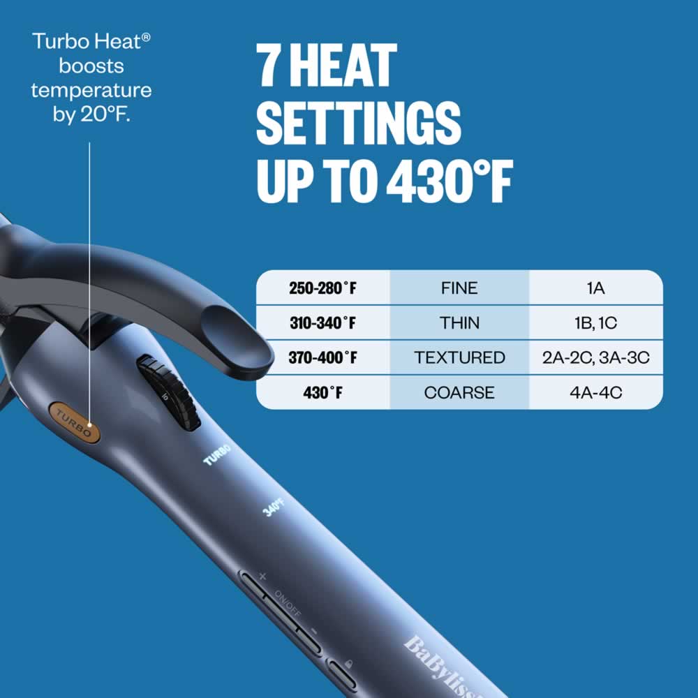 BABYLISSPRO PRECISION GRIP CURLING IRON 1.5" (#BNTSC150)