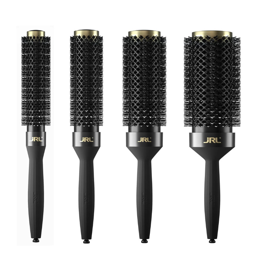 JRL MIXED BRISTLE ROUND BRUSH EXTRA-LONG SET