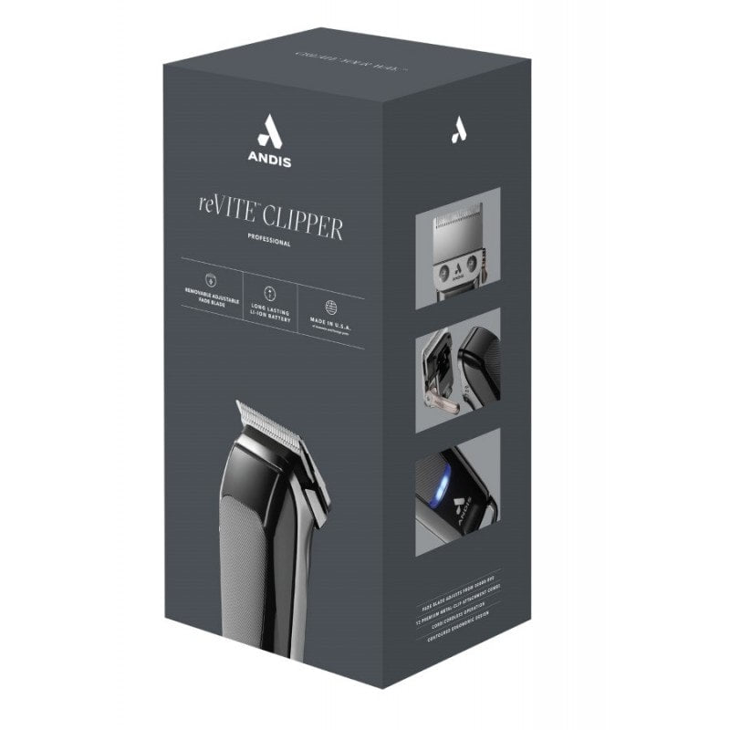 ANDIS REVITE CLIPPER - BLACK (#86000)