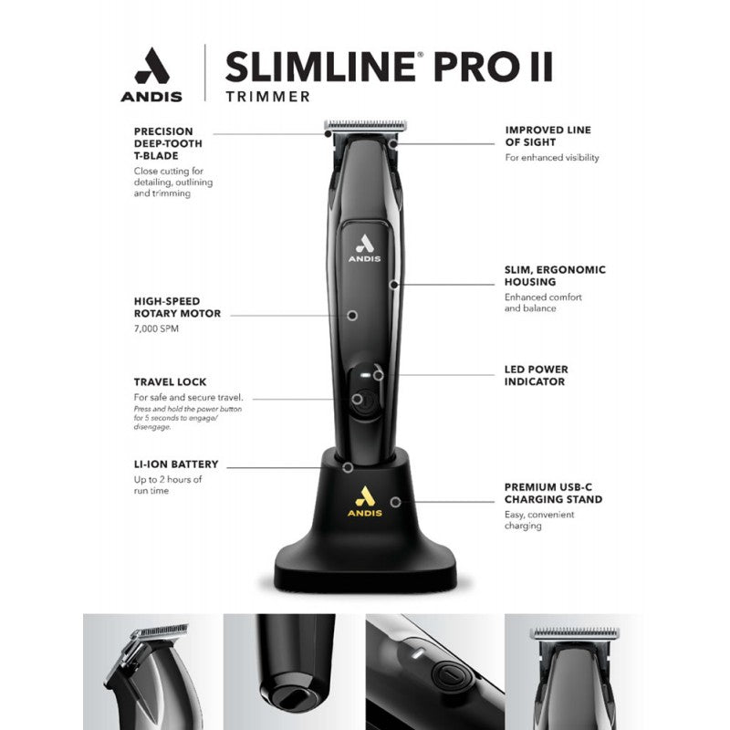 ANDIS SLIMLINE PRO II TRIMMER (#561997)