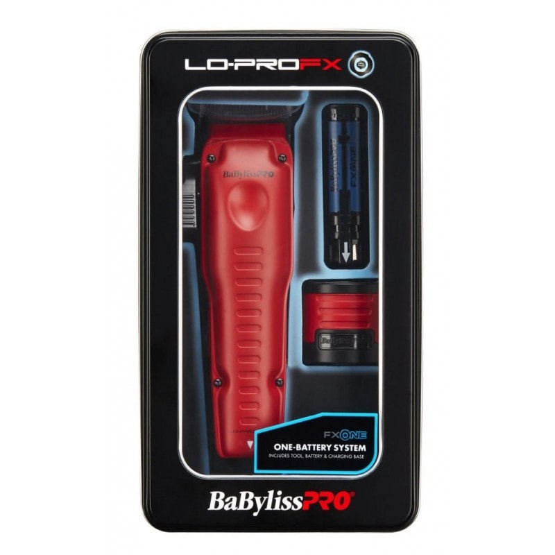 BABYLISSPRO FXONE LO-PROFX MATTE RED CLIPPER (#FX829MR)