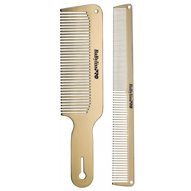 BABYLISSPRO GOLDFX METAL COMB 2PK (#BCOMBSET2G)