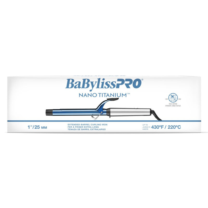 BABYLISSPRO NANO TITANIUM XL CURLING WAND 1" (#BNTW100XLUC)