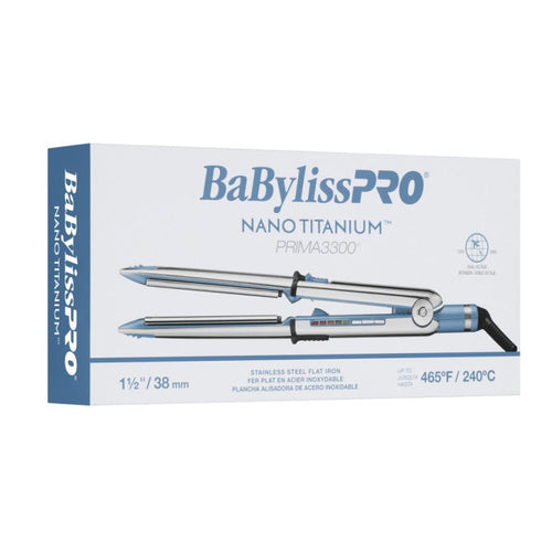 BABYLISSPRO NANO TITANIUM PRIMA3300 STRAIGHTENER 1.5" (#BNT3300T)