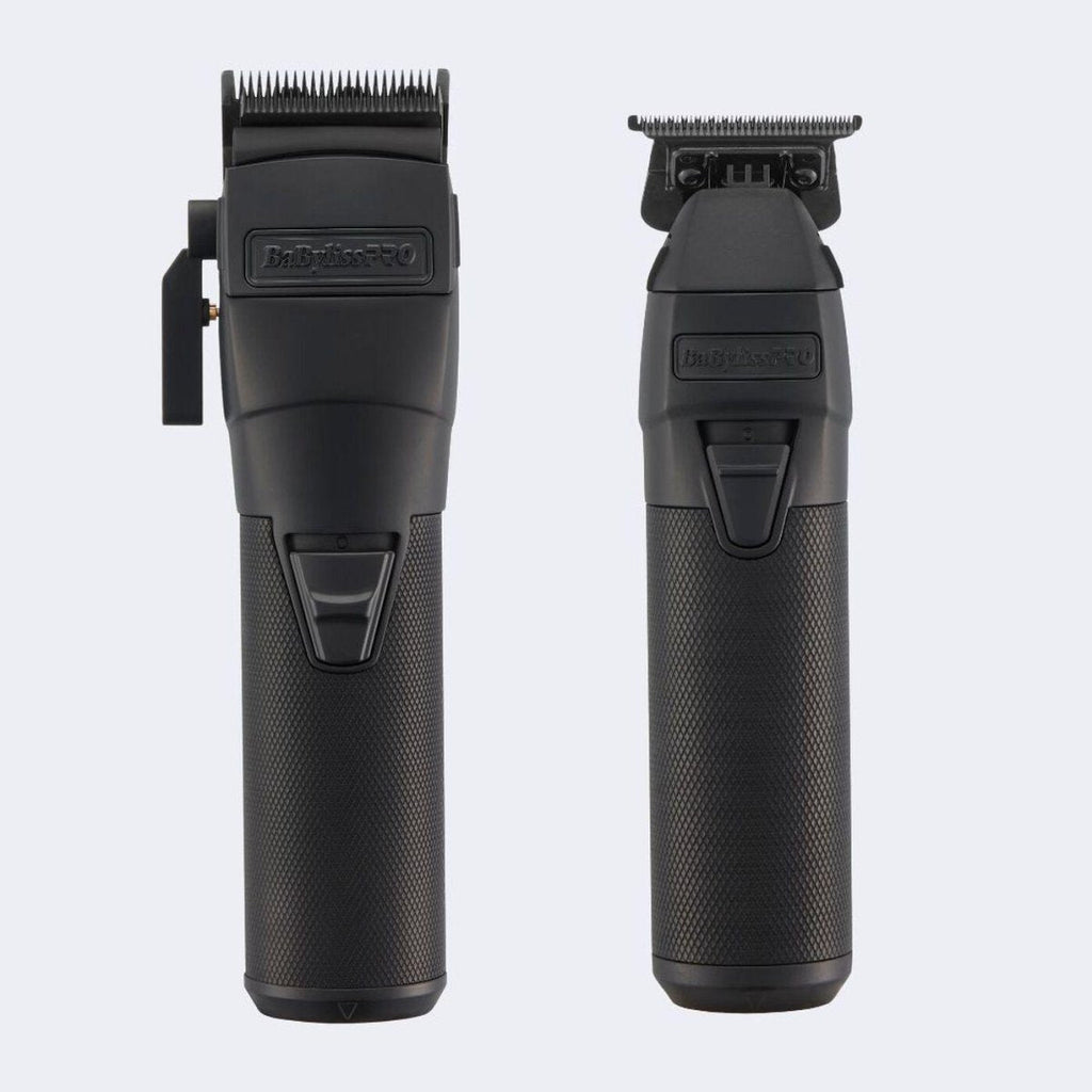 BaBylissPRO® FXONE BlackFX Clipper & Trimmer Prepack FX1CTMBTO with FREE Dual Charger+Batteries