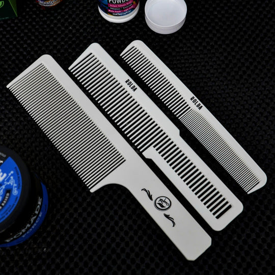 ROLDA BARBER 3PK COMB KIT - WHITE