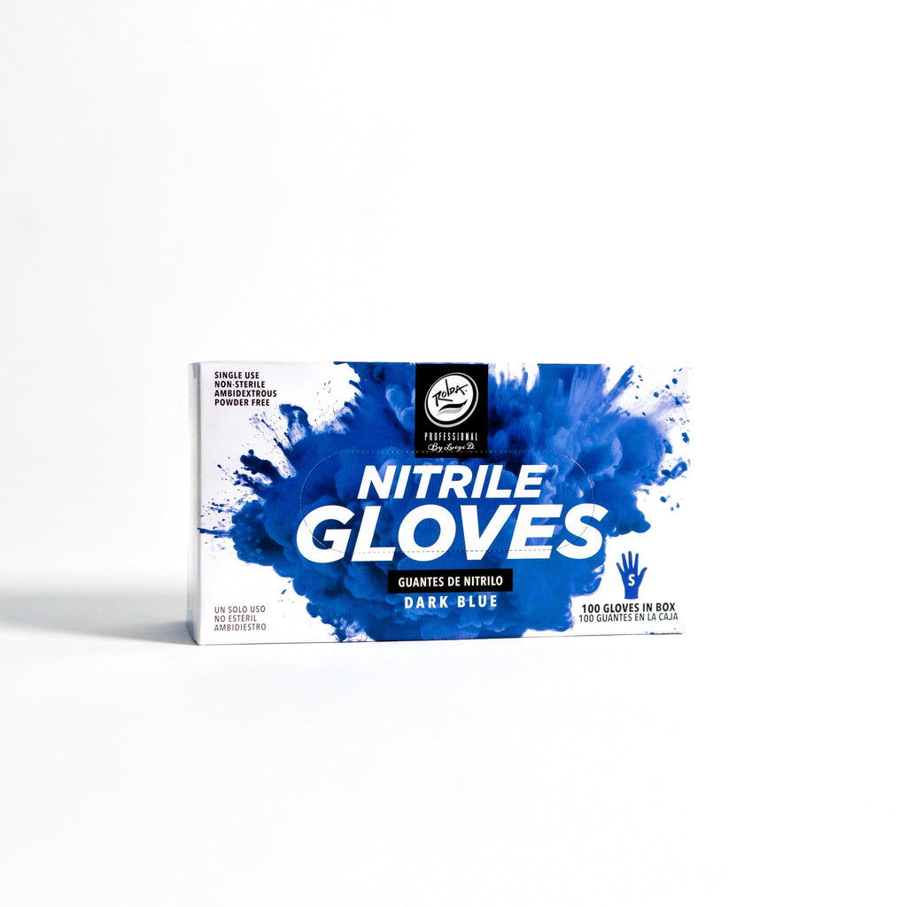ROLDA LATEX-FREE NITRILE GLOVE - DARK BLUE - LARGE