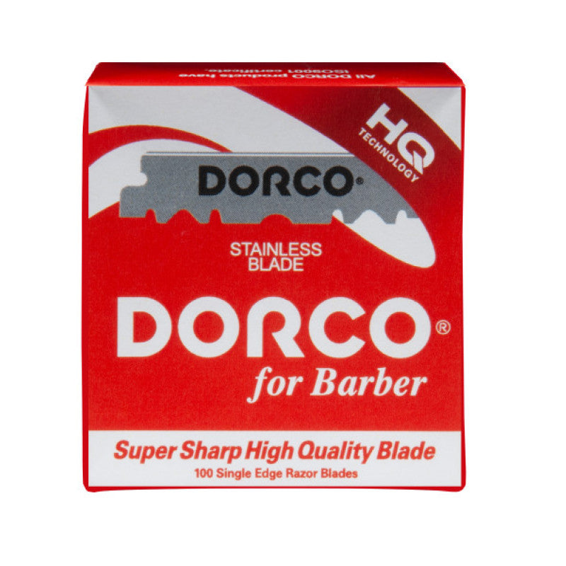 DORCO SINGLE EDGE RAZOR BLADES 100/pk (#HST300)