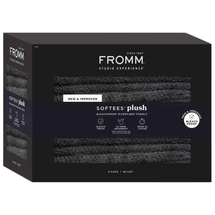 FROMM SOFTEES PLUSH TOWEL - DARK GREY (#F4715)