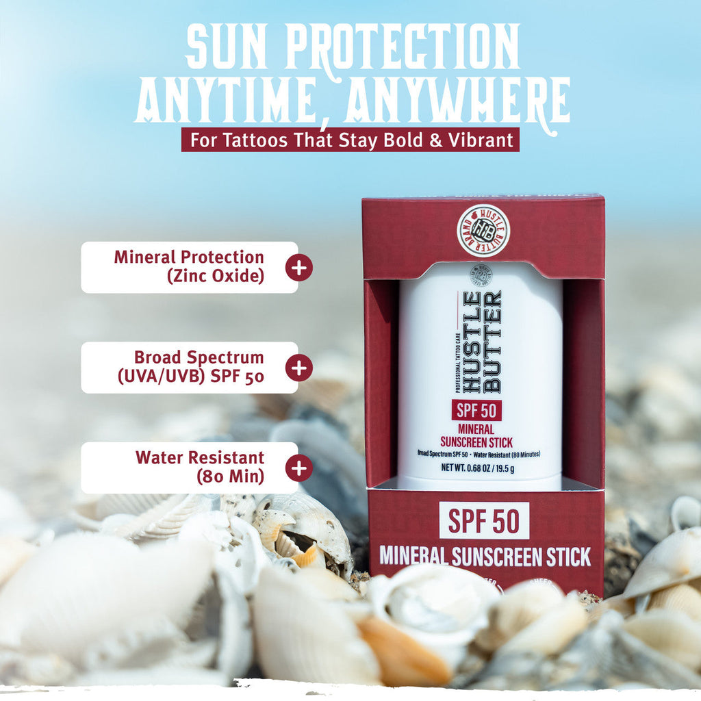HUSTLE BUTTER MINERAL SUNSCREEN STICK SPF 50 - 0.68OZ