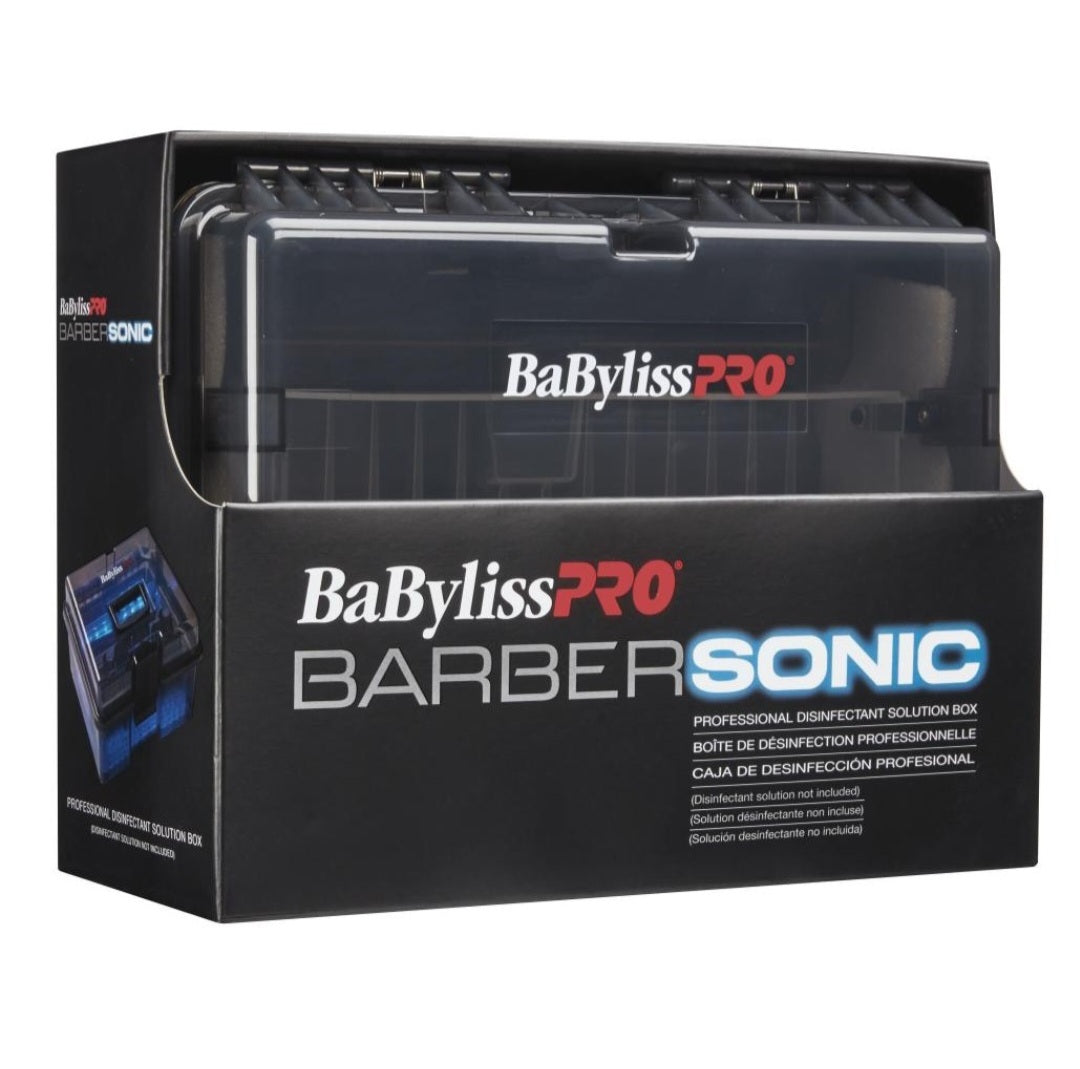 The BaBylissPRO Barber Sonic Disinfectant Box