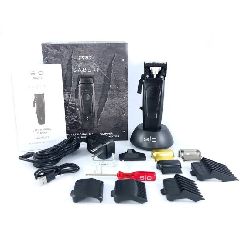 STYLECRAFT SABER 2.0 CLIPPER - BLACK (#SC617B)