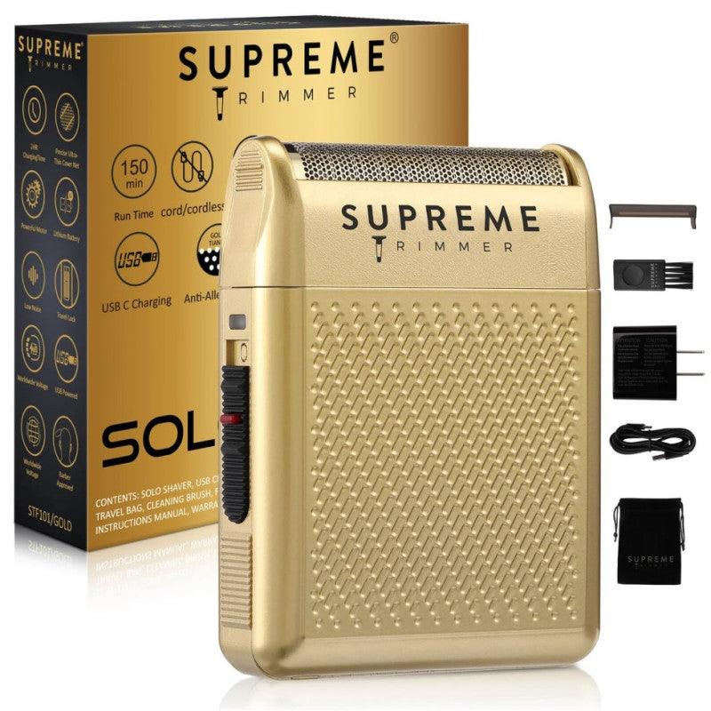 SUPREME SOLO SHAVER - GOLD (#STF101G)