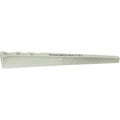 VINCENT CERAMIC NARROW TAPERING COMB 7" WHITE (#VT1718-1W)