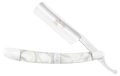 YANAKI PERMANENT BLADE STRAIGHT RAZOR - WHITE SHELL (#YK103)